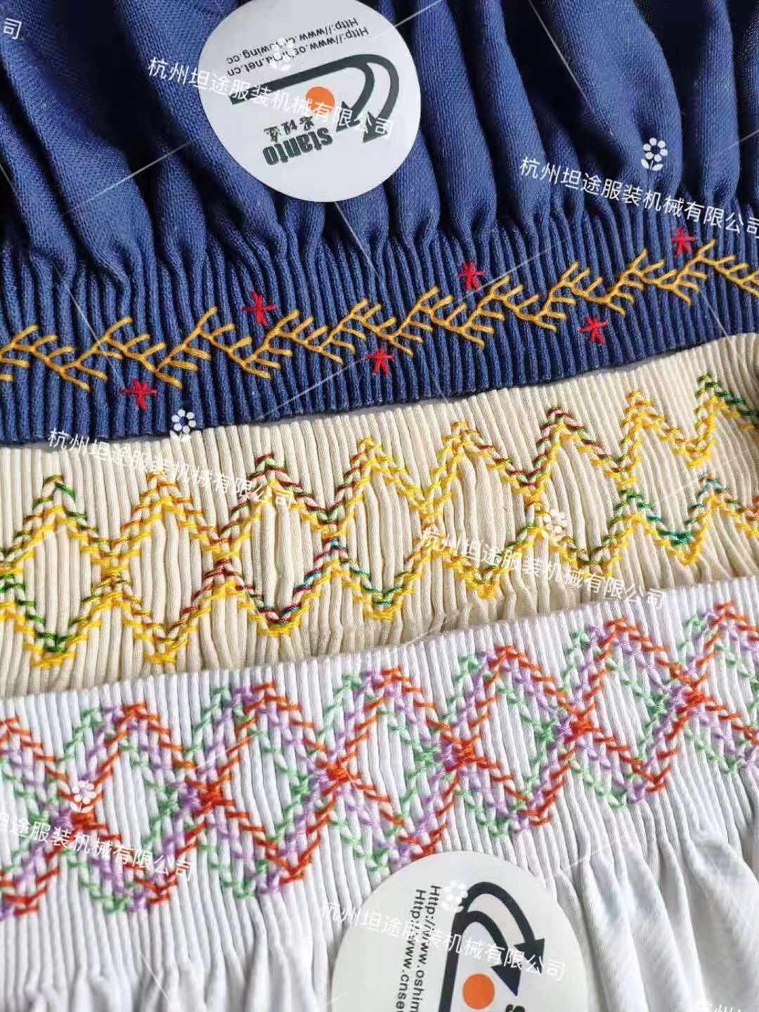 服装特种绣花工艺机器与手工相结合,精致高档