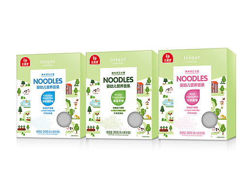 婴童面条包装