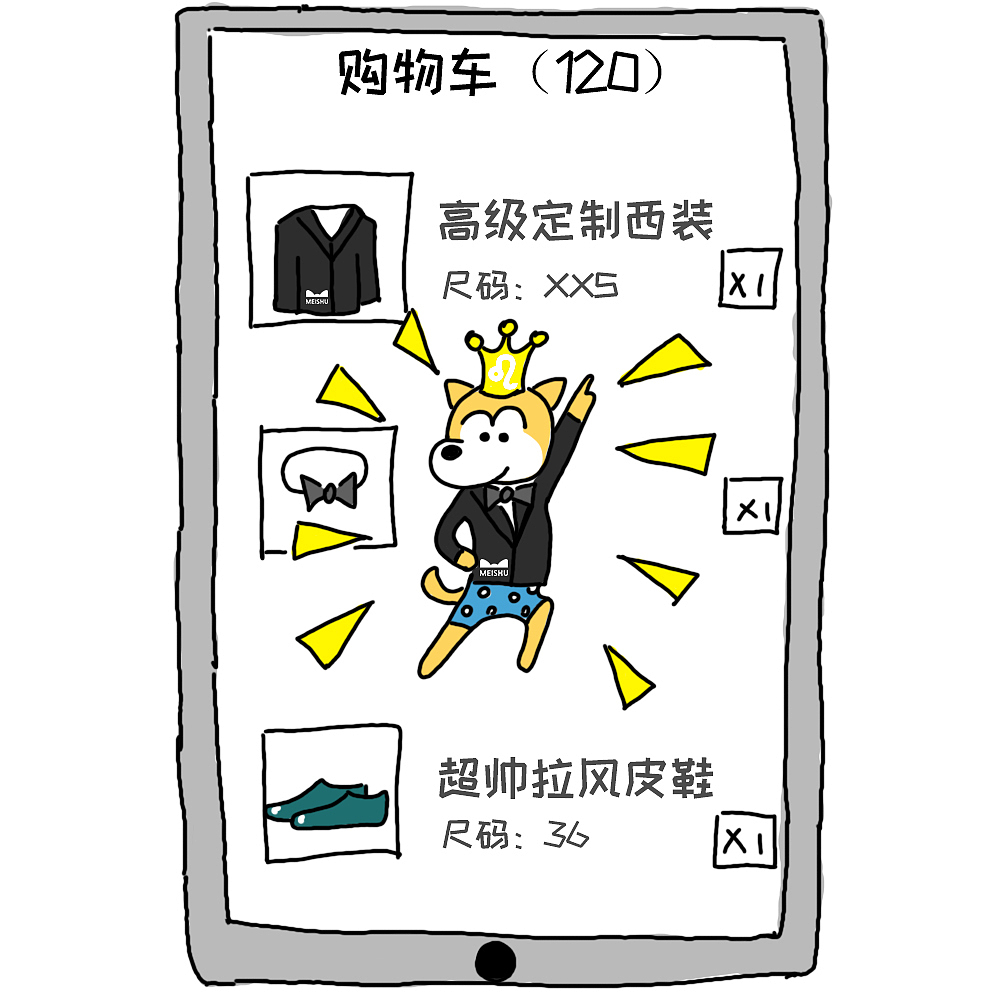 【狮子】其实狮子汪在平常的时候还是很能省的，反正也不用和对象约会。
但是一到重要时刻：比如面试、过年、双十一打折……狮子汪就无法控制自己的消费欲望。<br>作为自己世界里的帝王，当然要多败些展现个性的东西，比如种草许久的超华丽礼服——不过作为一只单身狗，也就只能在参加别人的婚礼时穿一穿了……