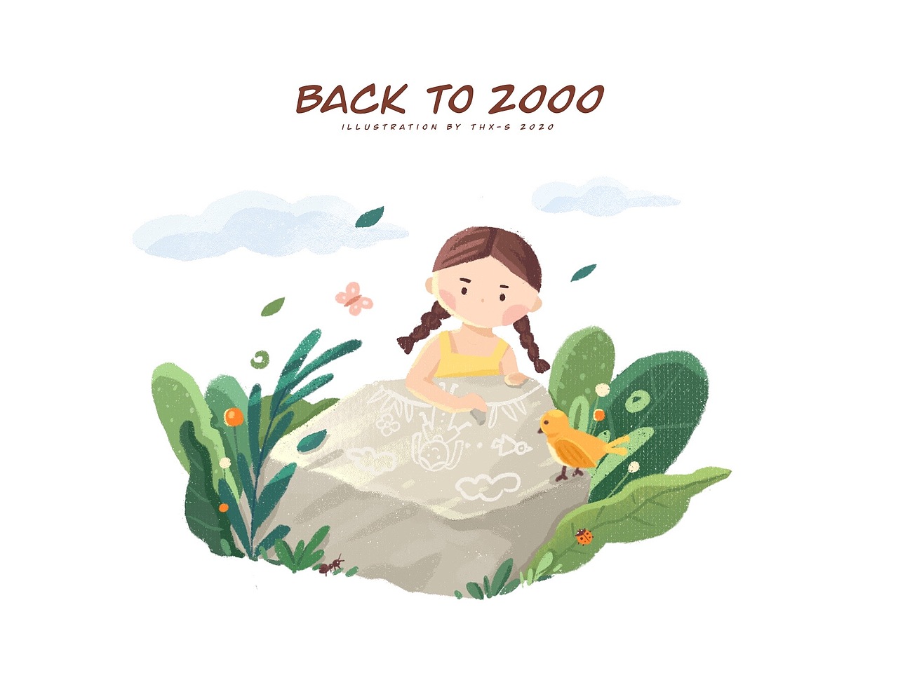 插画｜Back to 2000（图ZMjE1MDI1Nzk2） - 儿童插画 - 站酷设计师谢谢谢谢谢不够原创素材 - 站酷ZCOOL