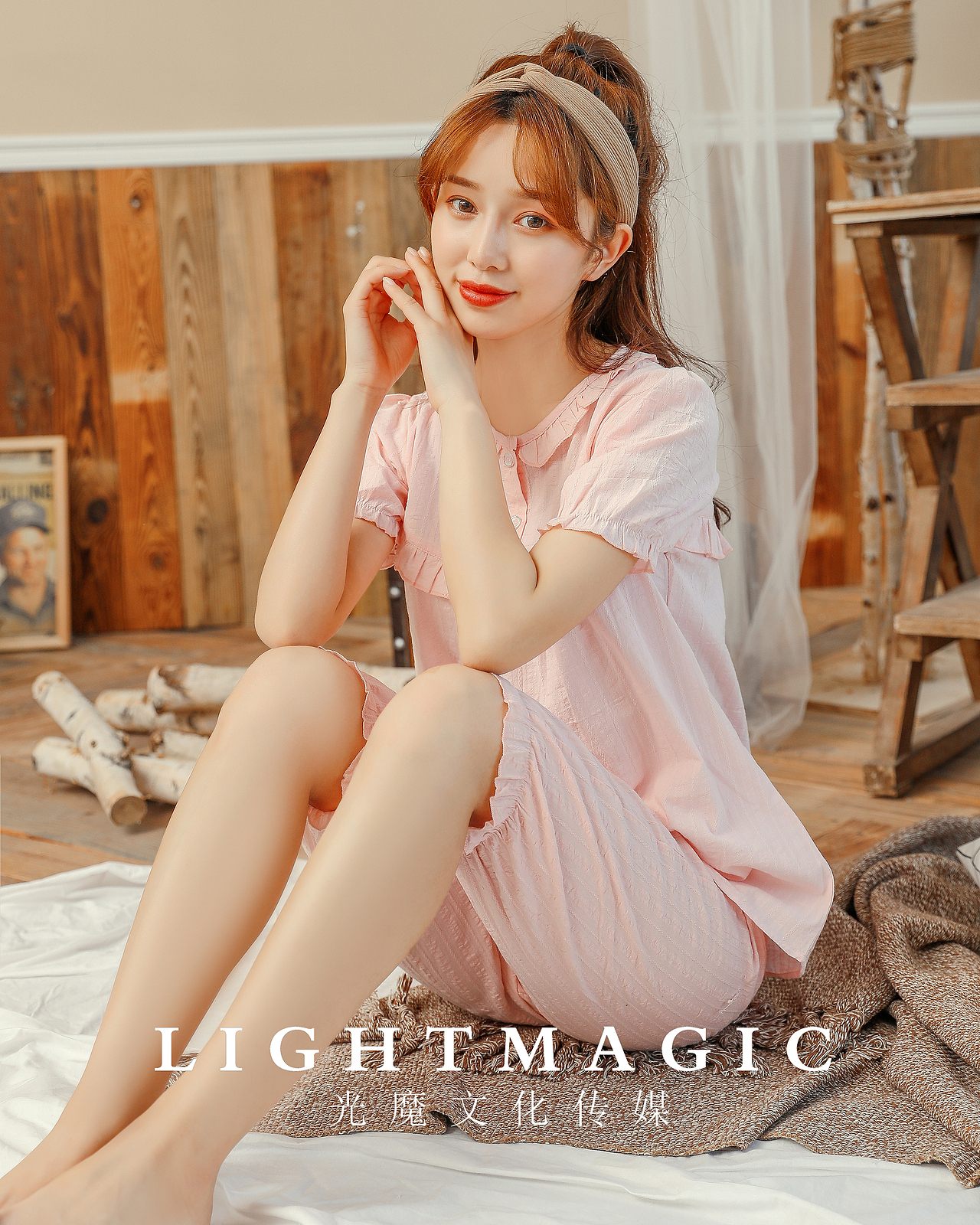 电商摄影模特睡衣拍摄