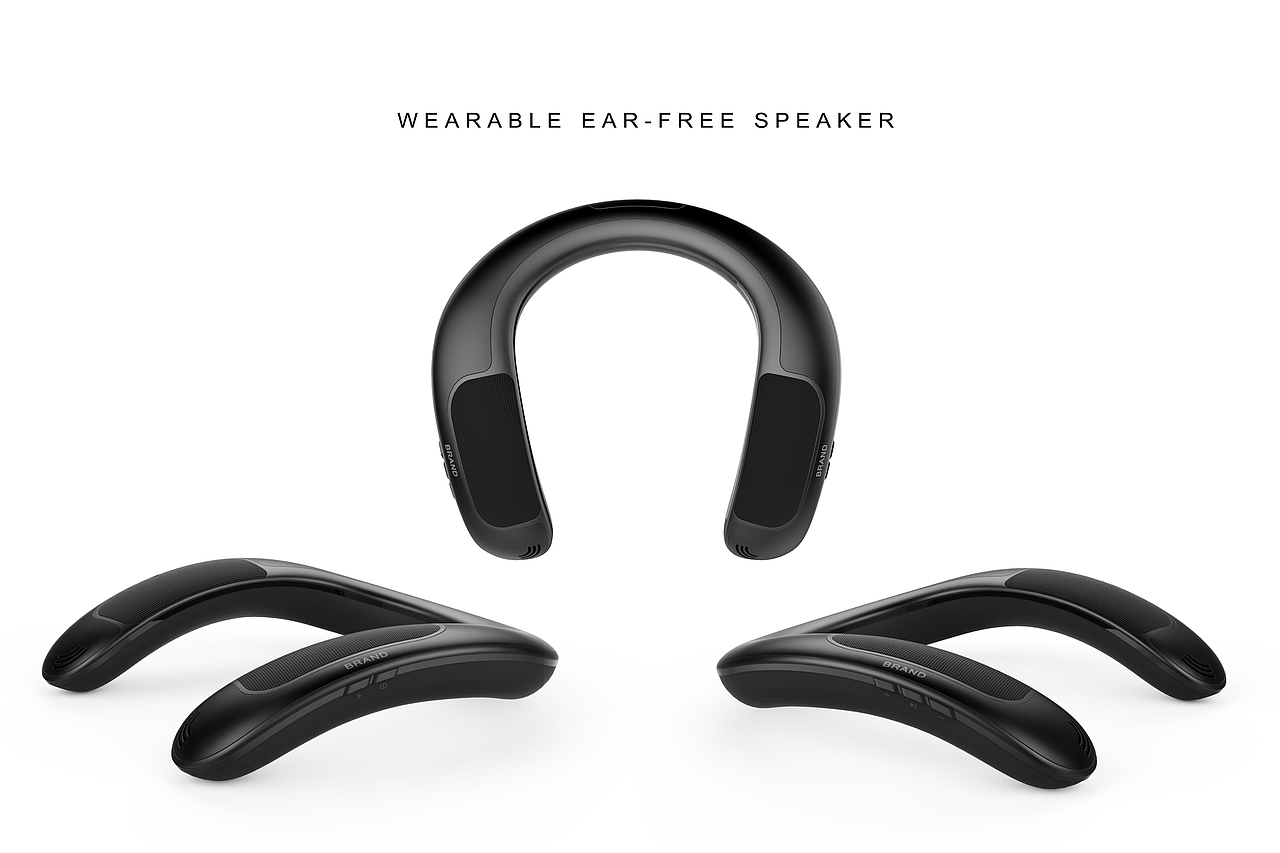 脖挂式蓝牙音箱设计（图ZMTk0MDA2OTcy） - 电子产品 - 站酷设计师shane巍原创素材 - 站酷ZCOOL