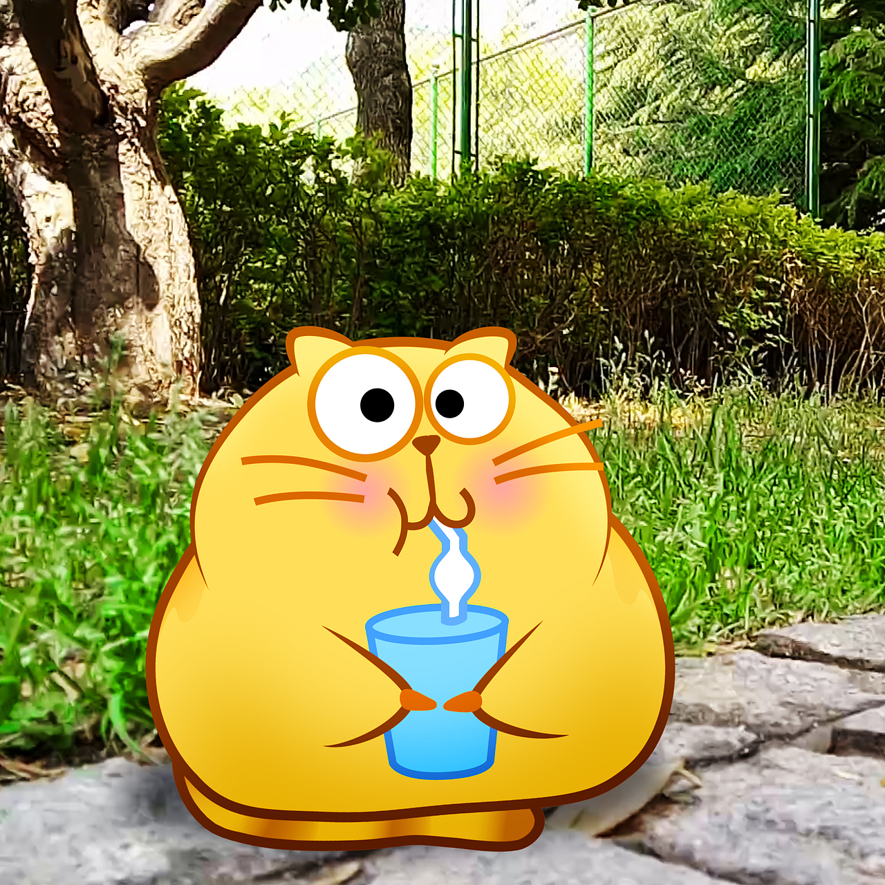 偶遇开心猫动画~|动漫|网络表情|李纬一_原创作品-站酷zcool