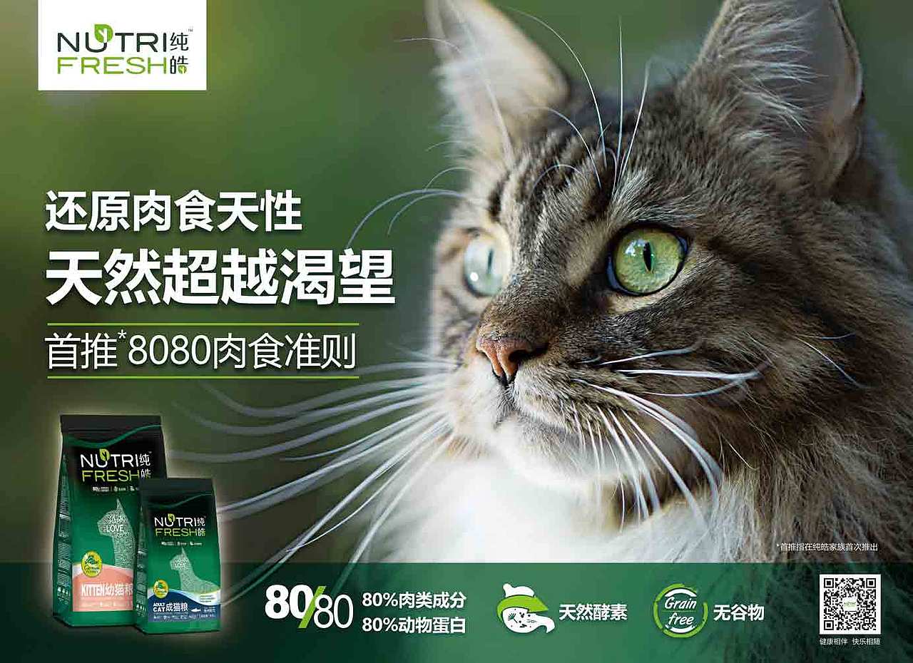 肉食天性貓糧視覺設(shè)計（圖ZMTA4NTc5OTU2） - 海報 - 站酷設(shè)計師年糕姐姐WindyQ原創(chuàng)素材 - 站酷ZCOOL