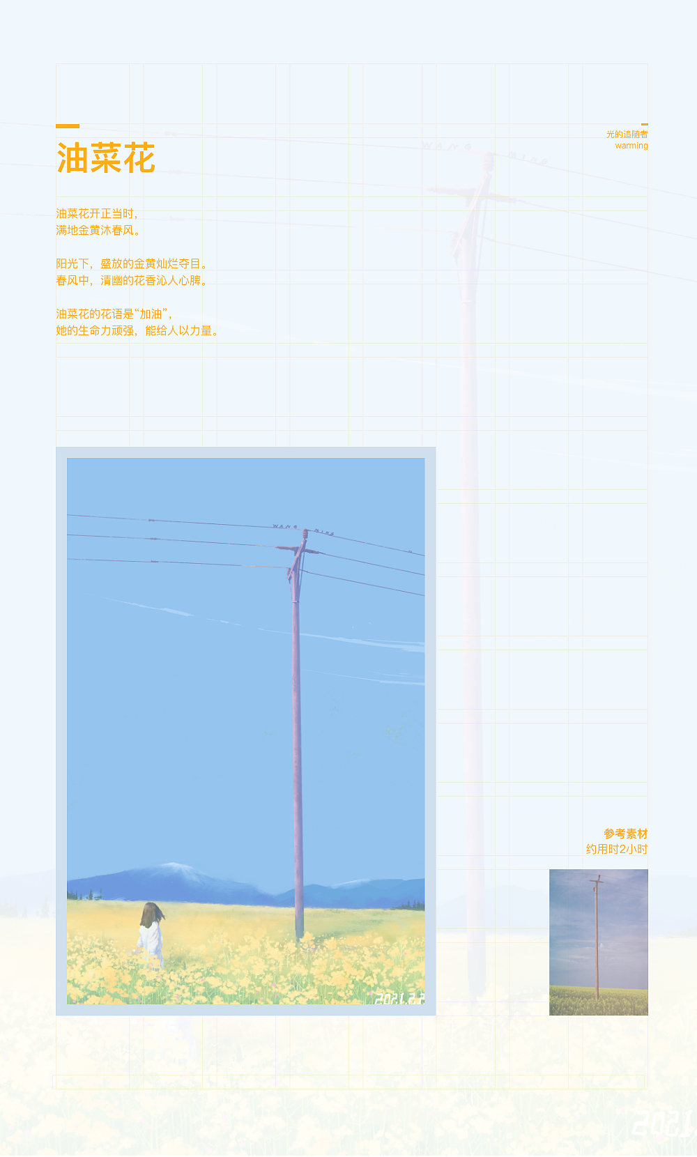 2021上半年插画练习总结