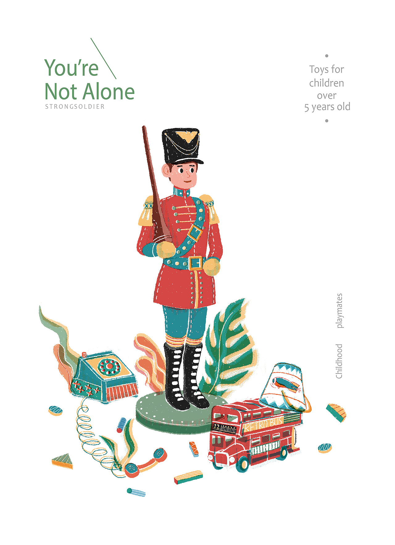 You are not alone（图ZMTIxNTEyMjUy） - 商业插画 - 站酷设计师扑通一声掉进河里原创素材 - 站酷ZCOOL
