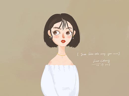 小姐姐系列插画（一）（个人主页-ZMzA5NTUxNjg=） - 创作习作 - 站酷设计师FayeA费啊原创素材 - 站酷ZCOOL