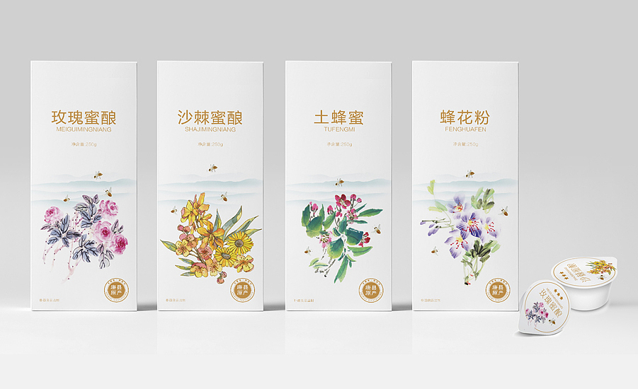 蜂蜜系列包装（图ZMjAxOTEzMjg4） - 包装 - 站酷设计师天空燕原创素材 - 站酷ZCOOL