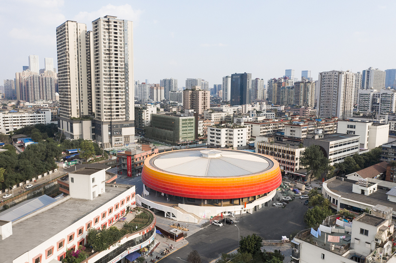 建筑摄影《成都城北体育馆》-西南设计院
