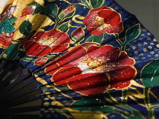 《江南百景图》同人折扇 ——岩彩插画