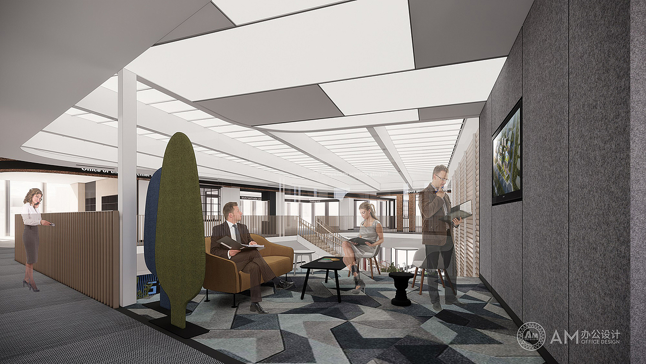 AM设计 | 内蒙古东源集团办公楼六层洽谈室设计