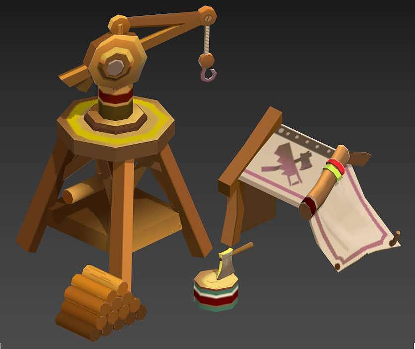 3dmax模型制作 |三维|场景|狸狸小屋 - 临摹作品 - 站酷 (zcool)