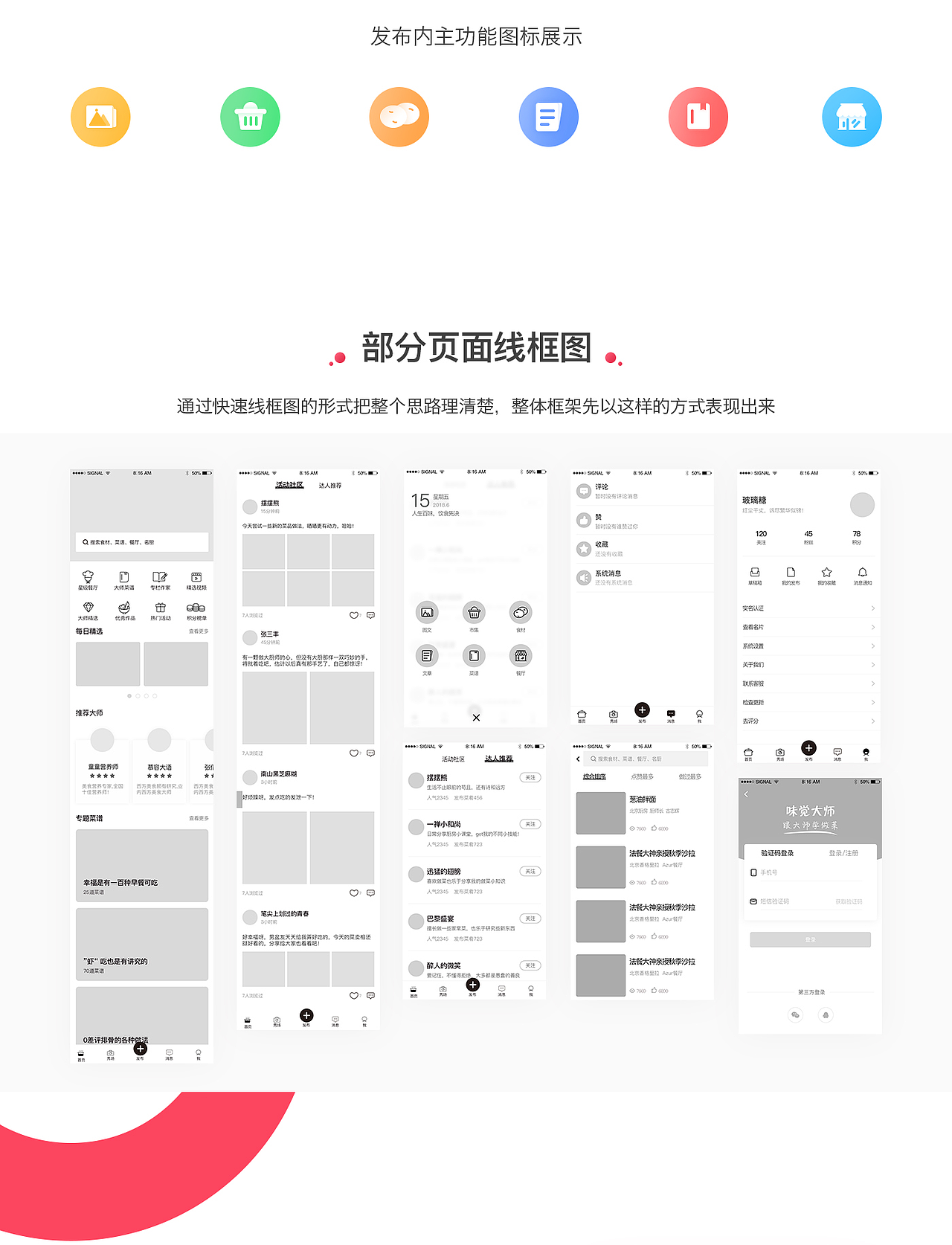 味觉大师APP概念稿（图ZMTIwMjA2NDEy） - APP界面 - 站酷设计师摆摆熊原创素材 - 站酷ZCOOL
