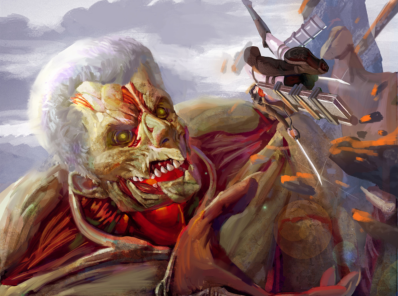 进击的巨人铠之巨人同人习作