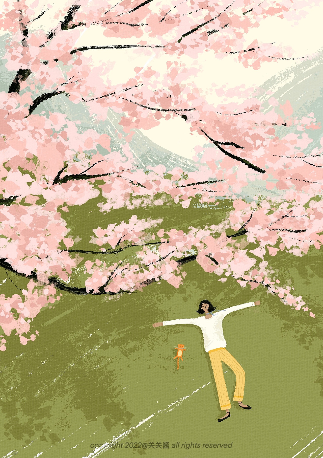春日畅想（图ZMjk2OTk1MzYw） - 创作习作 - 站酷设计师关关关酱原创素材 - 站酷ZCOOL