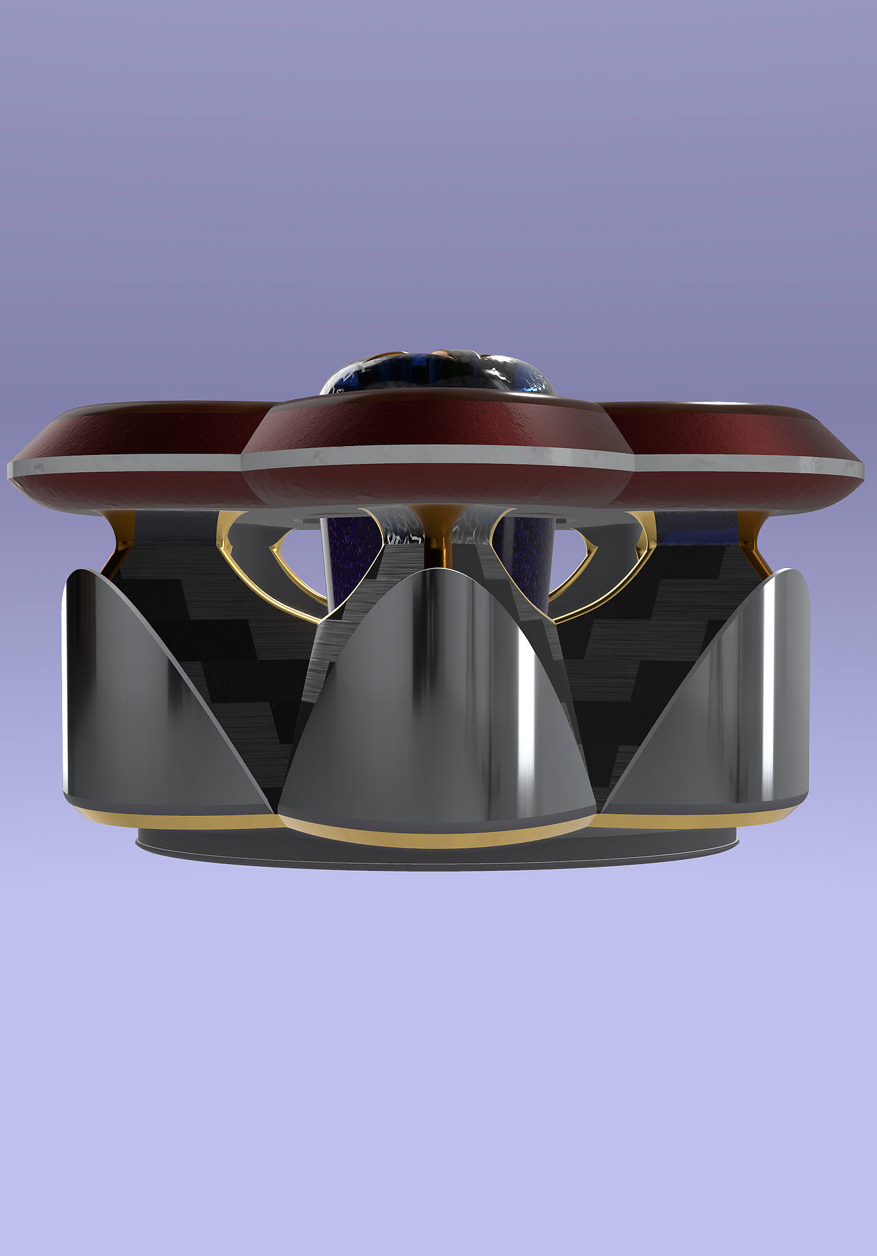 Rhino建模+Keyshot10渲染近期成果,蒙元风盔帽与加湿器