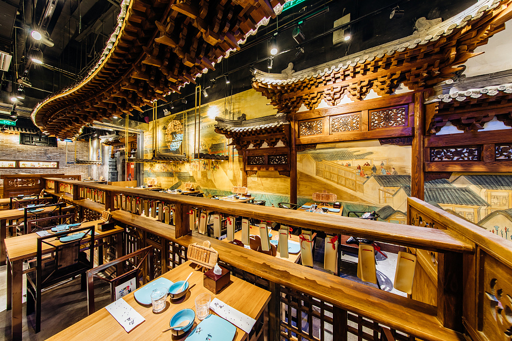 容品牌:局气餐厅设计-vi升级,新店空间升级