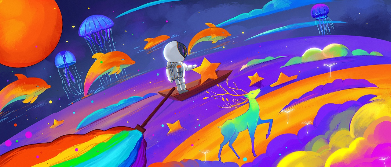 摘星|平面|海报|张小寻要画画啊 - 原创作品 - 站酷 (zcool)