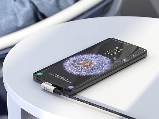 电商亚马逊手机数据线渲染设计