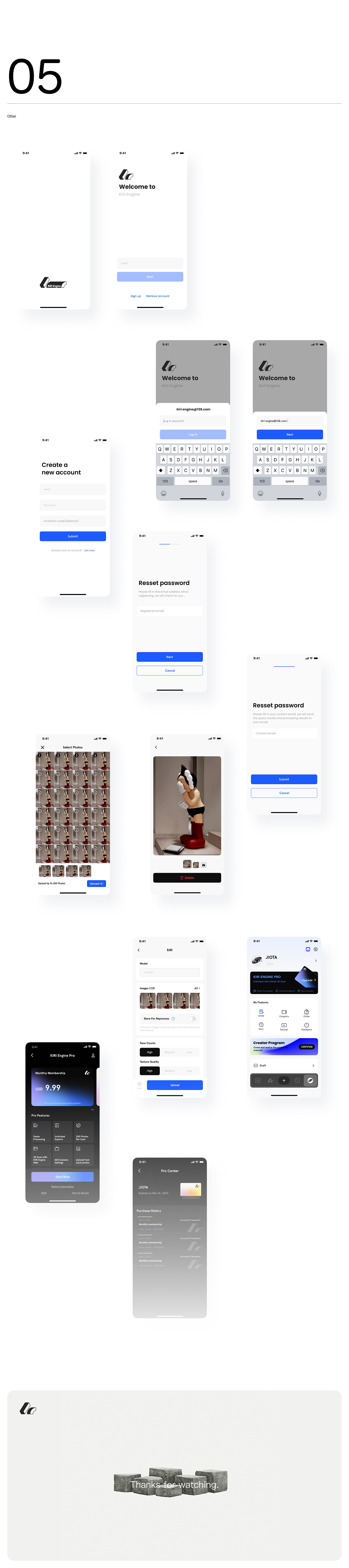 「 KIRI Engine 2.0 」（图ZMzQzNTI4Njk2） - APP界面 - 站酷设计师JioTA原创素材 - 站酷ZCOOL