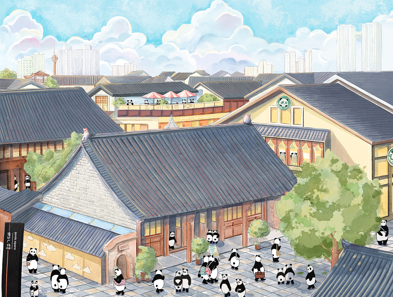 太古里|插画|艺术插画|西贡上河_原创作品-站酷zcool