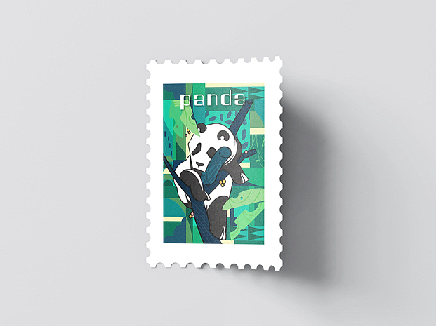 熊猫宝宝邮票（图ZMzI4MTgxMzg0） - 商业插画 - 站酷设计师JDMY_胜月原创素材 - 站酷ZCOOL