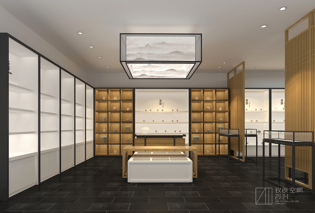 得舍茶馆设计（图ZMTM3MTgyNTAw） - 家装设计 - 站酷设计师致度空间原创素材 - 站酷ZCOOL