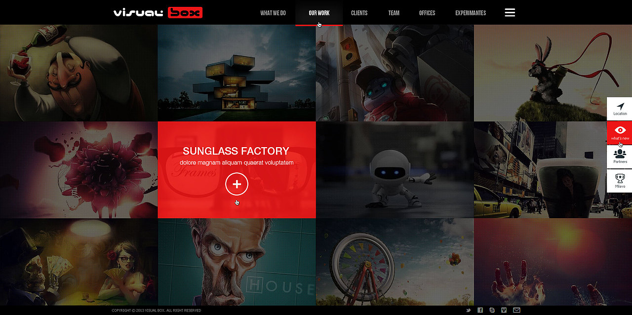 全屏网页设计、PC端网站、WEB