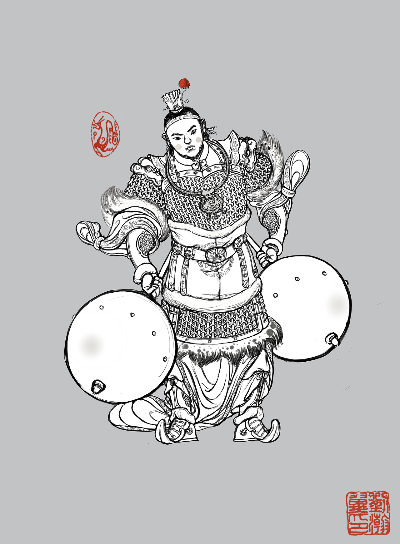 中国传统武将人物设定集
