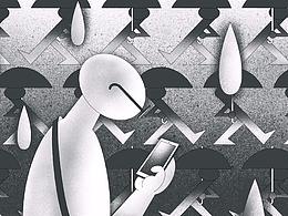 一個(gè)人的插畫