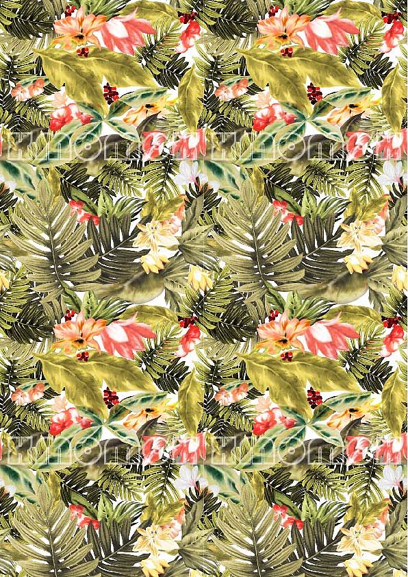 热带丛林印花 无缝拼接 四方连续（图ZMzg1MzIzNzI=） - 其他服装 - 站酷设计师xmomox原创素材 - 站酷ZCOOL