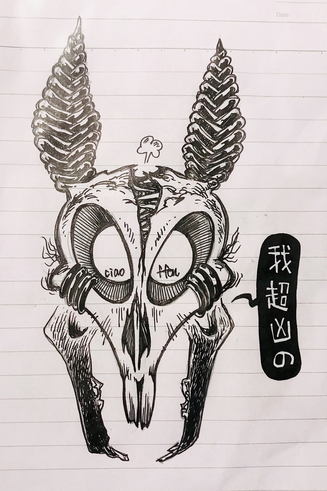 一些中性笔习作