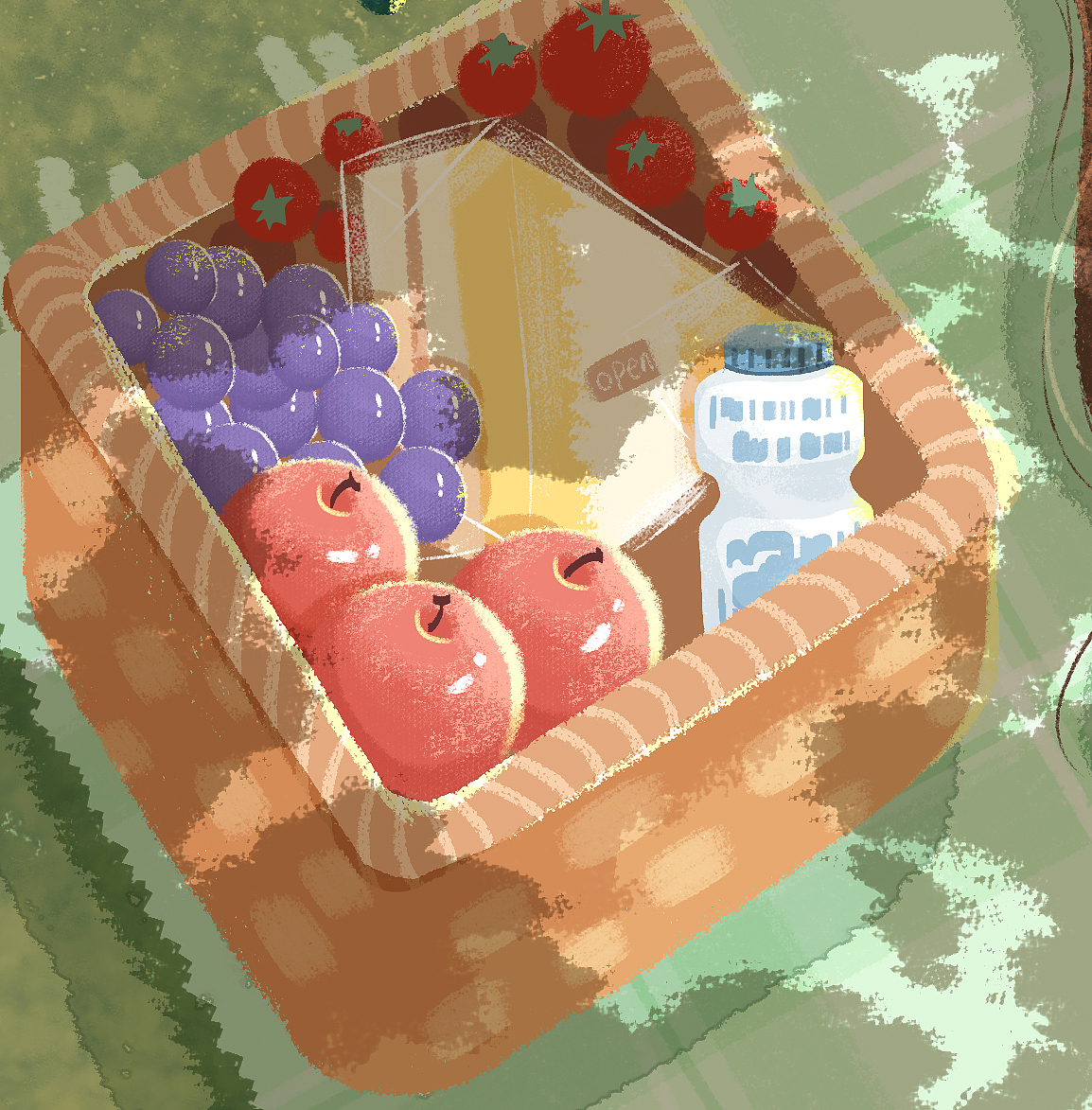 夏日光影|原创插画