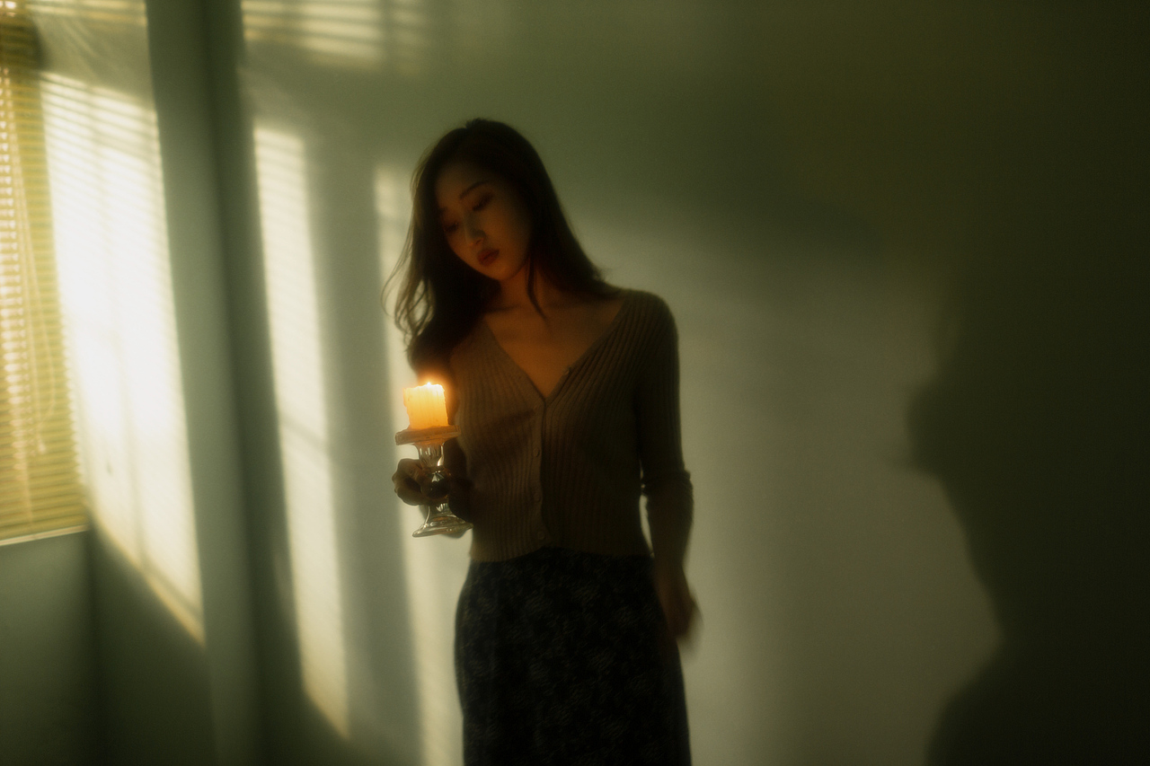 你身披火焰外衣,夜开始消融「深圳电影感写真/广州」