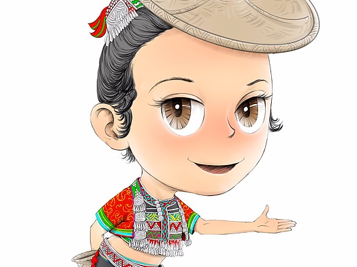 花腰傣卡通设定