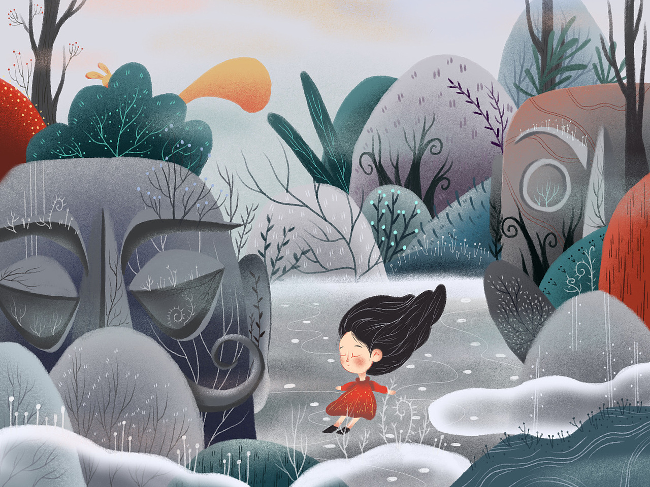 幻遇（图ZMjYxNTQ1ODY0） - 儿童插画 - 站酷设计师TINSELY原创素材 - 站酷ZCOOL