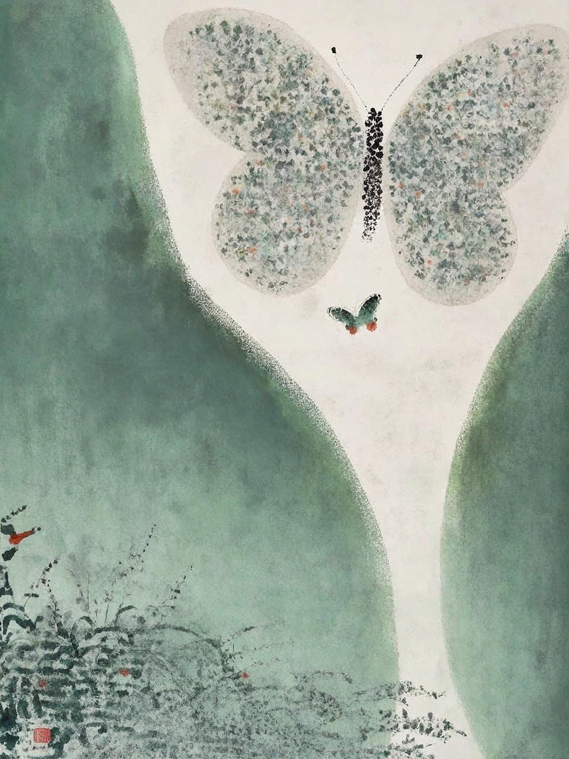 蝶（图ZMzU3MDE4ODY0） - AI作品 - 站酷设计师东日是个卷毛原创素材 - 站酷ZCOOL