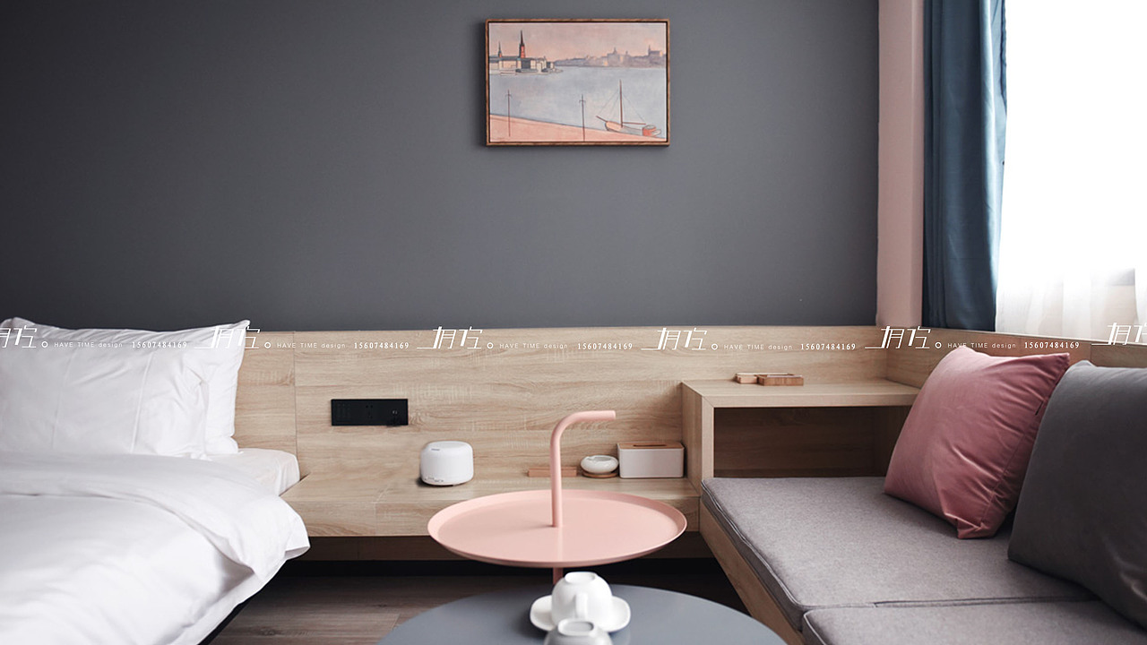 酒店客房—少女心卧室也可以很高级