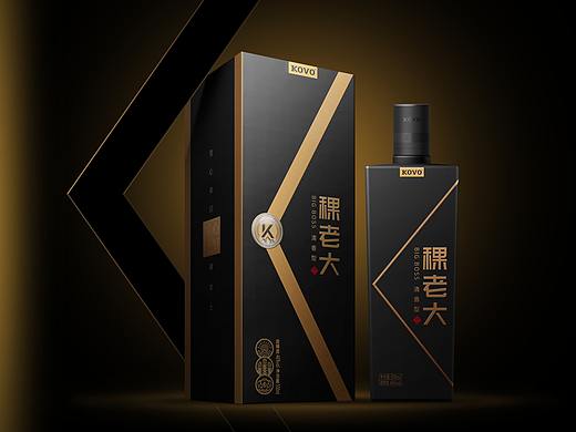 稞老大青稞酒白酒青海特产包装设计