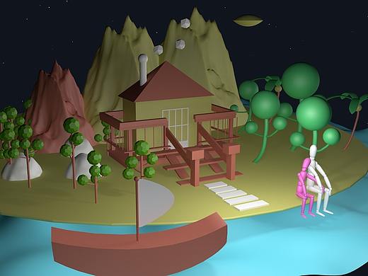 材质 C4D 渲染（个人主页-ZMjU4MjE1NTI=） - 场景 - 站酷设计师lucky香原创素材 - 站酷ZCOOL