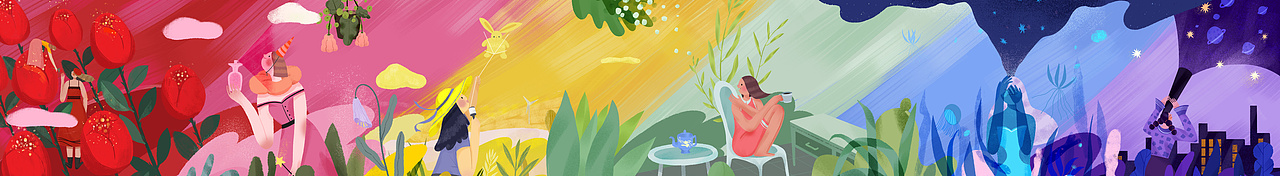 有关颜色的幻想（图ZMjY2MTg5NjQ0） - 商业插画 - 站酷设计师小八007原创素材 - 站酷ZCOOL