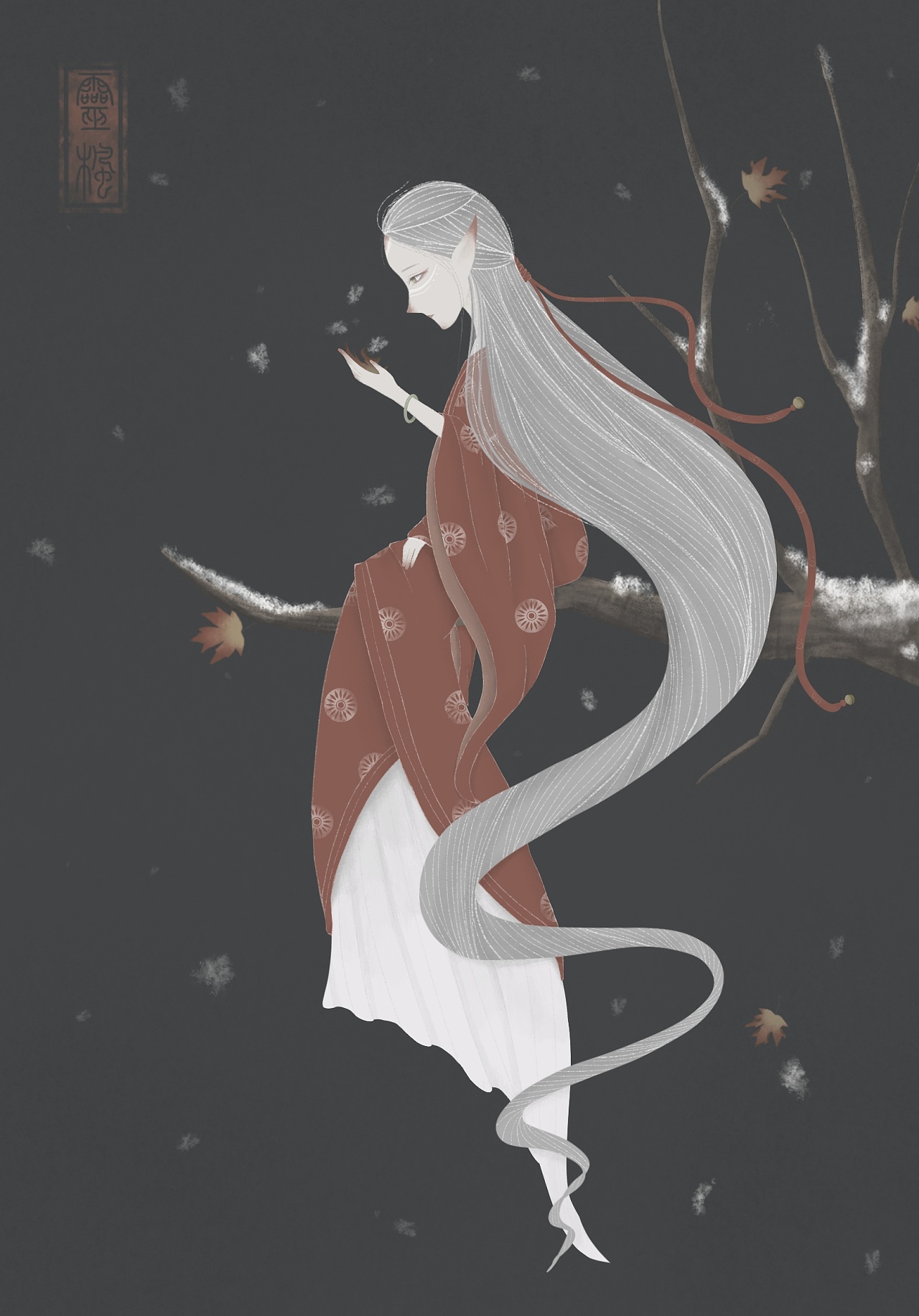 灵枫|插画|艺术插画|eloise鸭鸭 - 原创作品 - 站酷 (zcool)