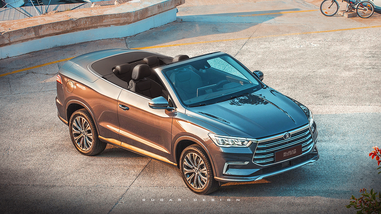 比亚迪宋的敞篷车