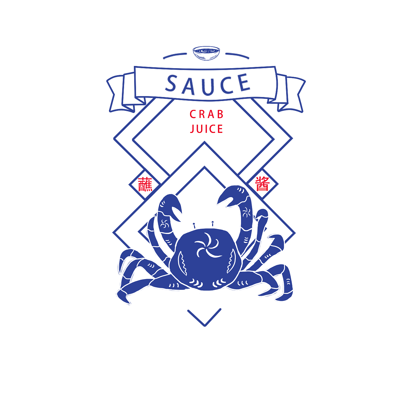 螃蟹插图设计