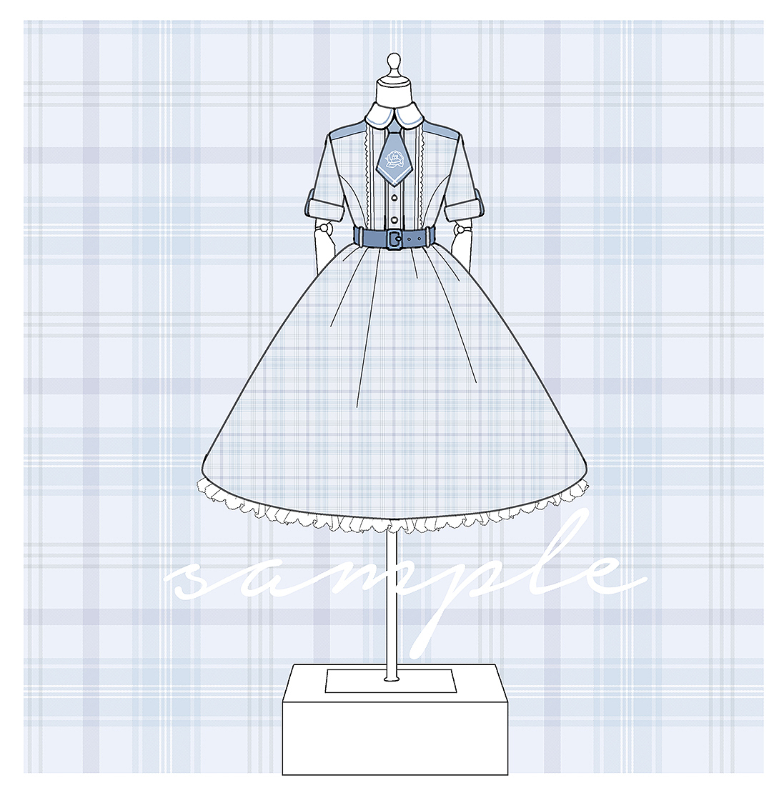 格子制服lolita（圖ZMjI3MDYzNjg0） - 其他服裝 - 站酷設(shè)計師紅燒五花肉原創(chuàng)素材 - 站酷ZCOOL