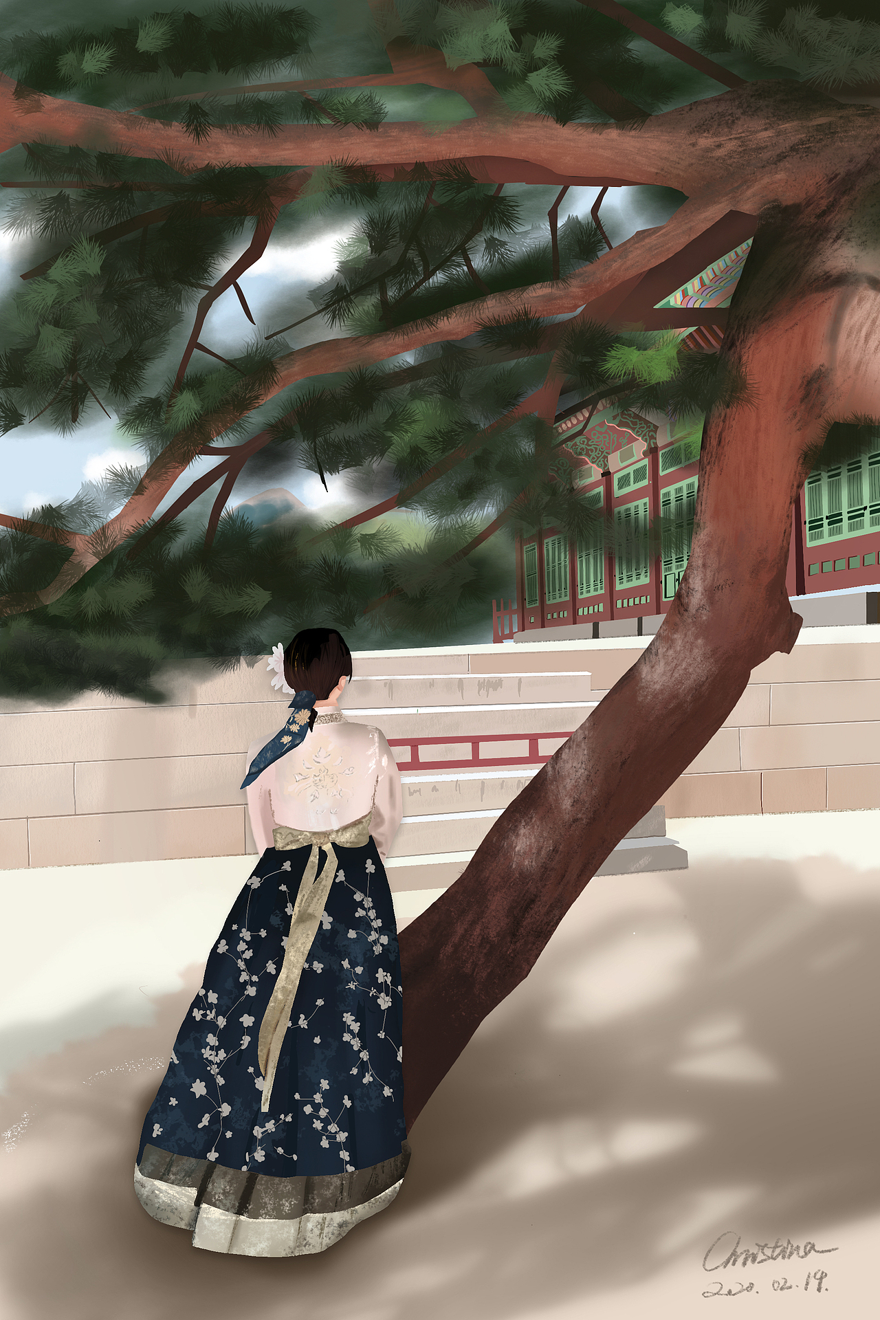 插畫(huà)練習(xí)2-首爾旅行見(jiàn)聞（圖ZMTk2MTUyMDAw） - 創(chuàng)作習(xí)作 - 站酷設(shè)計(jì)師Christinayhx原創(chuàng)素材 - 站酷ZCOOL