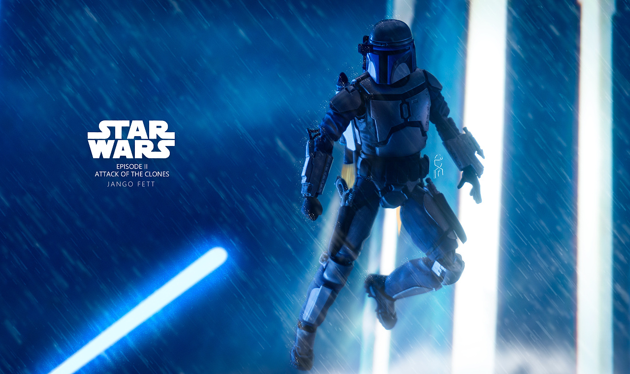 starwars attack the clones shf boba fett|摄影
