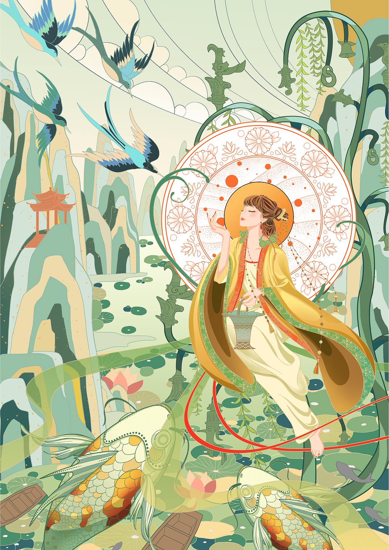 天地洁净，万物清明（图ZMjk1NzkxNzY0） - 创作习作 - 站酷设计师里迷LM原创素材 - 站酷ZCOOL