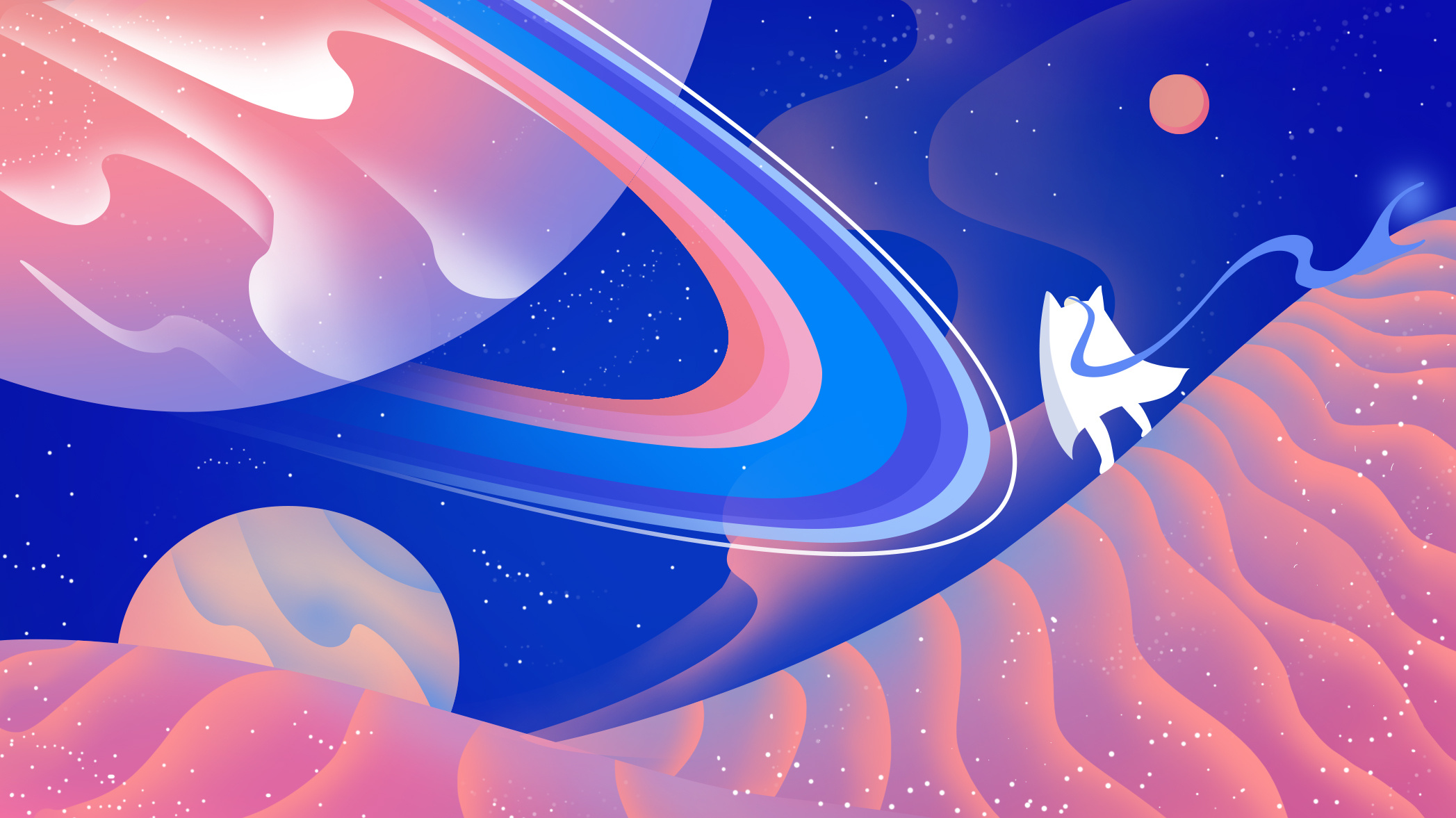 插画学习-02_缥缈星空三种创意配色