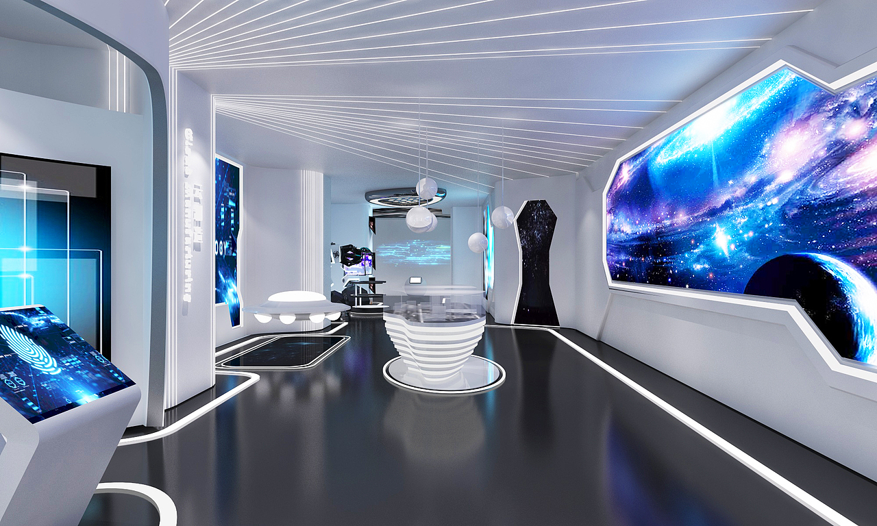 高科技展厅设计 电子展厅设计